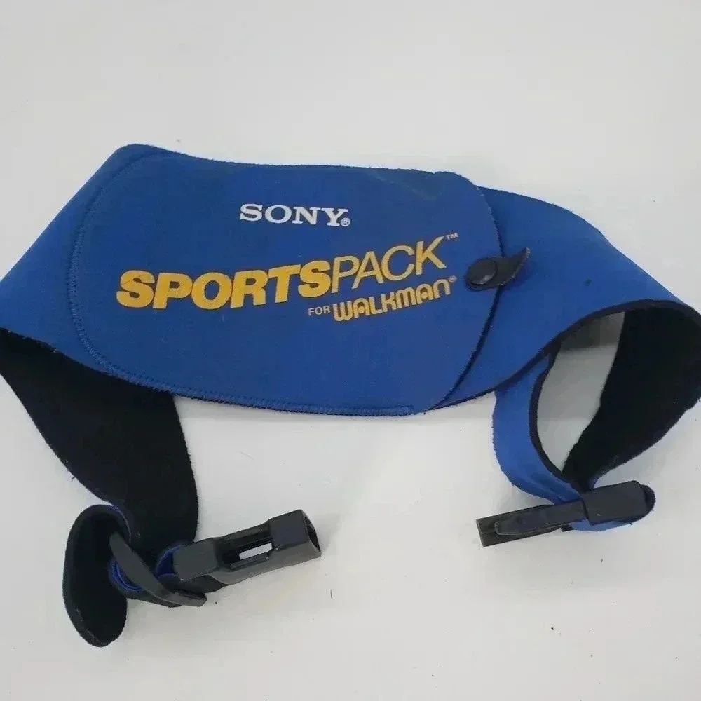 Vintage Sony SportsPack for Walkman Fanny Pack Waist Bag Sport.
